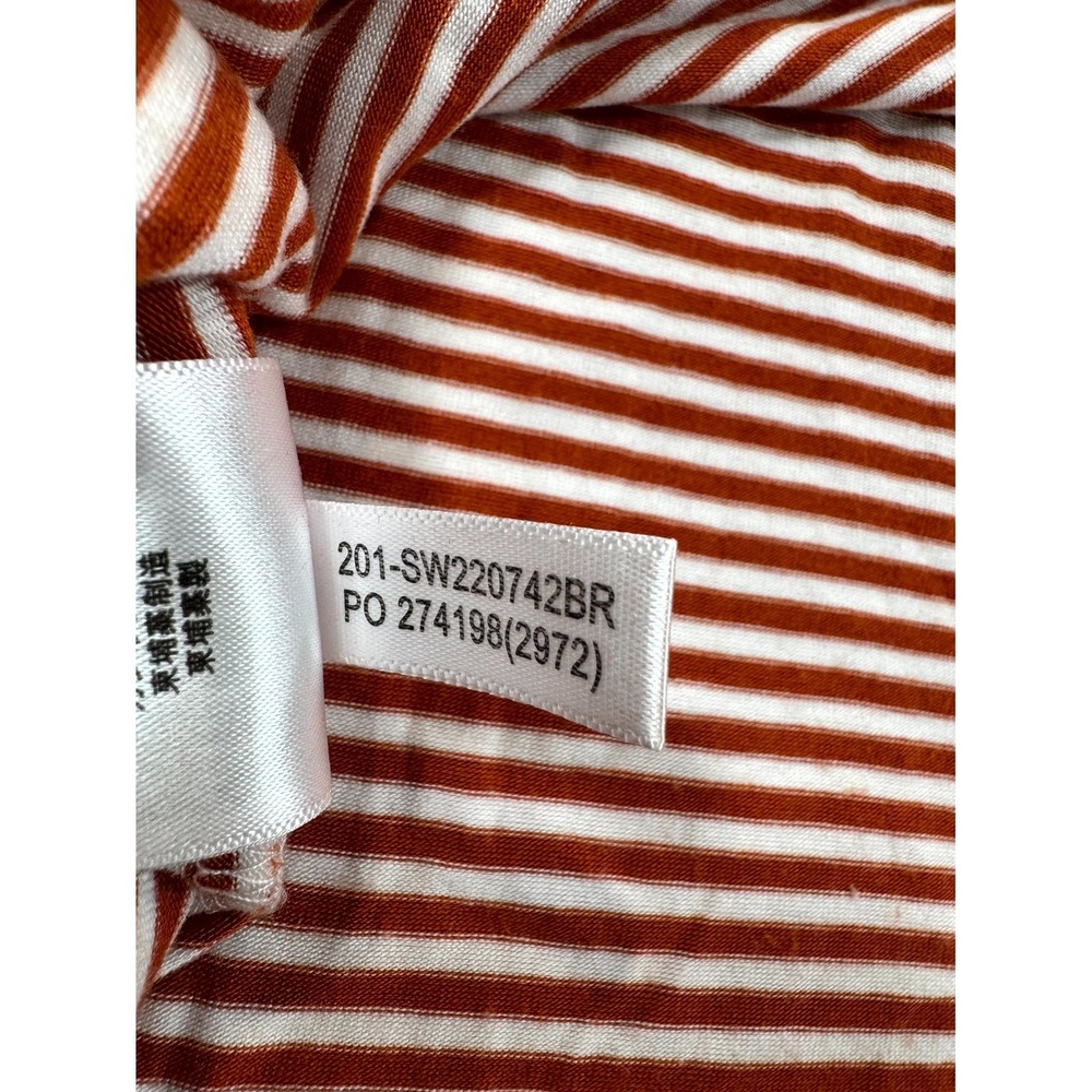 Tommy Bahama Texas Longhorns Shirt Womens Medium Red White Striped NCAA Top - Picture 7 of 14